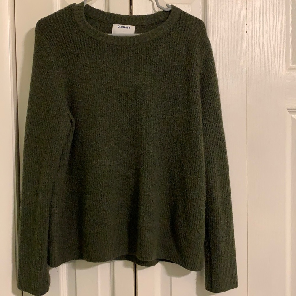 Army green old navy sweater